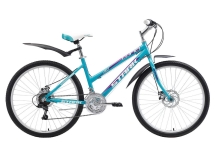 Велосипед Stark'18 Luna 26.1 RD голубой/фиолетовый/белый 18"