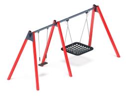 Качели М2 (красный) ИО 12.06.03.01-01, фото 3
