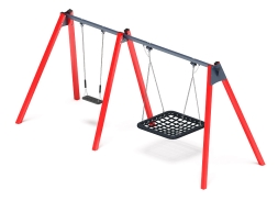 Качели М2 (красный) ИО 12.06.03.01-01, фото 1