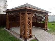 Квадратная беседка Пион Квадратная беседка Пион