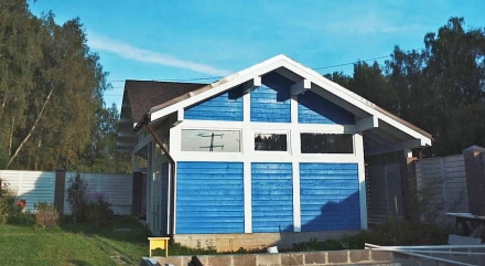 Навес для автомобилей с хозблоком СТАРВИЛЬ Премиум комплектация, фото 4