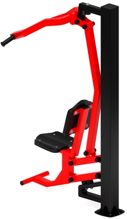 Тяга верхняя (красный) - Уличный тренажер - СТ 007-11.И1, фото 3