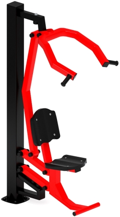 Тяга верхняя (красный) - Уличный тренажер - СТ 007-11.И1, фото 1