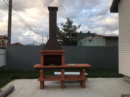 Печь Аристократ 704 Прямоугольный кирпич графитовый серый, фото 3