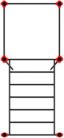 Воркаут ЛОВ 89 красный ВТ 101.12-01, фото 5