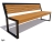 Скамейка парковая Вокзал, Сосна 2 м