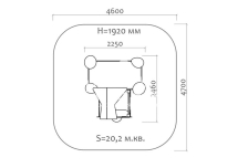 Песочный дворик Домик звездочета 05204 для детской площадки