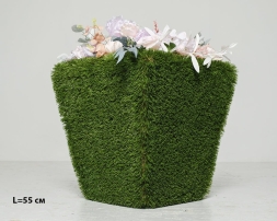 Топиари вазон Кантри, L=40 см - газон Deluxe, фото 3