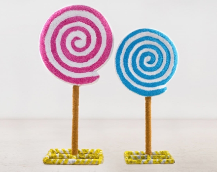 Топиари Карамелька, h=200 см (розовая) - газон Есо, фото 4