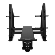 Скамья для жима лёжа с доводчиком, упором и подставкой для ног BRONZE GYM PARTNER ML-901