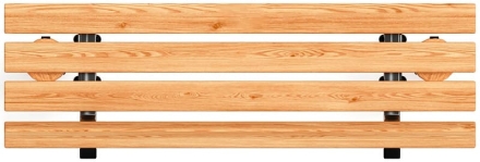 Скамья (лиственница) МФ 42.04.02-Л.И1, фото 4