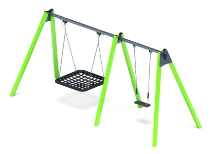 Качели М2 (зеленый) ИО 12.06.03.01-02, фото 2