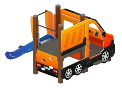 Машинка (оранжевый) тип 1 - ДИК 1.03.1.01-01 - Игровой комплекс H=750, фото 4