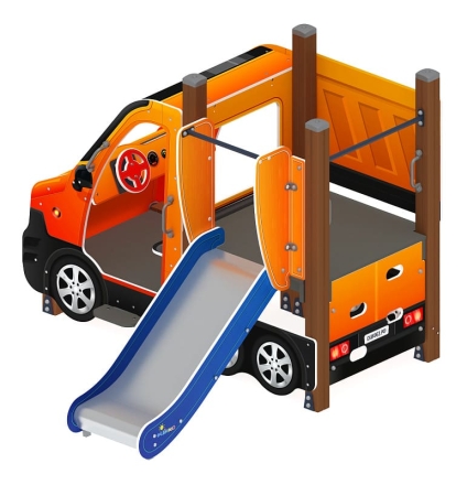 Машинка (оранжевый) тип 1 - ДИК 1.03.1.01-01 - Игровой комплекс H=750, фото 1