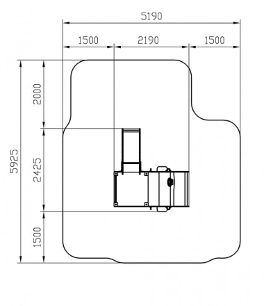 Машинка (оранжевый) тип 1 - ДИК 1.03.1.01-01 - Игровой комплекс H=750, фото 6