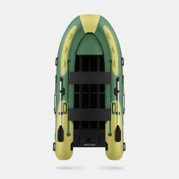 Gladiator RIB 380 AL Зелено-оливковый моторная лодка ПВХ Жесткое дно (морской алюминий), киль, фото 3