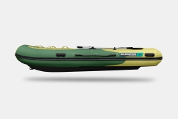 Gladiator RIB 380 AL Зелено-оливковый моторная лодка ПВХ Жесткое дно (морской алюминий), киль, фото 5