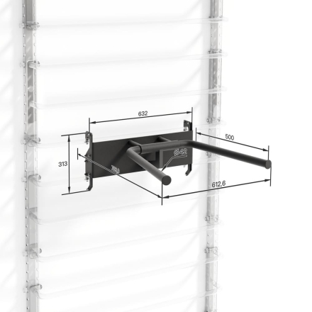 Навесные брусья для шведской стенки RockPro, фото 3