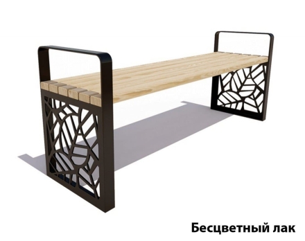 Парковая скамейка Севастополь, Сосна (без спинки) 1,5 м , фото 1