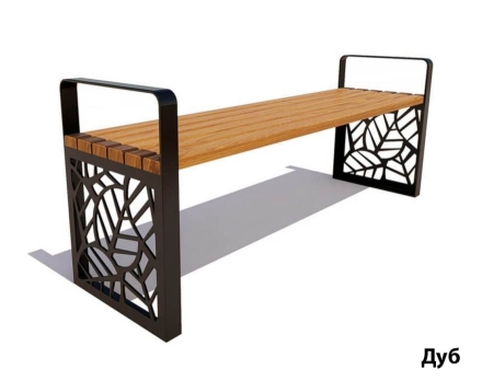 Парковая скамейка Севастополь, Сосна (без спинки) 1,5 м , фото 4