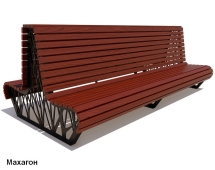 Скамейка уличная Ессентуки, Лиственница 3 м