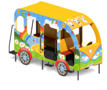 Игровой комплекс Автобус ИО-03.2 для детской площадки