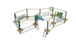 Веревочный парк на деревьях Экстрим, фото 1