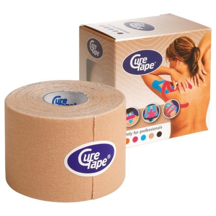 Тейп кинезиологический CureTape Neutral, 5 см x 5 м, арт. 160103, телесный, фото 1