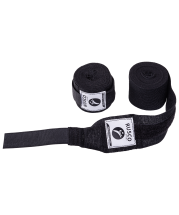 Бинт боксерский, 2,5 м, хлопок, черный Бинт боксерский, 2,5 м, хлопок, черный