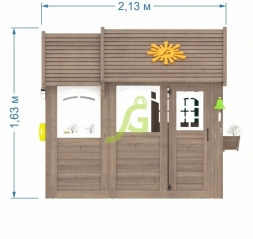 Детский домик IgraGrad Коттедж 2, фото 4