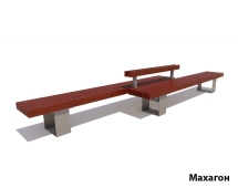 Скамейка Ростов Дабл Сосна 3 м (2 секции по 2 м) Скамейка Ростов Дабл Сосна 3 м (2 секции по 2 м)