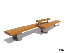 Скамейка Ростов Дабл Сосна 3 м (2 секции по 2 м) Скамейка Ростов Дабл Сосна 3 м (2 секции по 2 м)