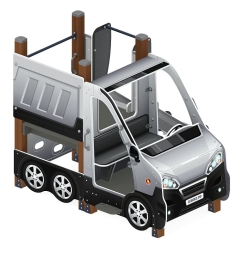 Машинка (серый) тип 1 - ДИК 1.03.1.01-02 - Игровой комплекс H=750, фото 3