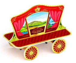 Карета - Скамейка детская - МФ 41.03.05, фото 1