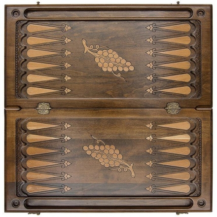 Нарды резные "Долина Арарата с узором" 60, Ohanyan, фото 4