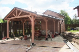 Навес для машин и гараж ШАТО Базовая комплектация, фото 1