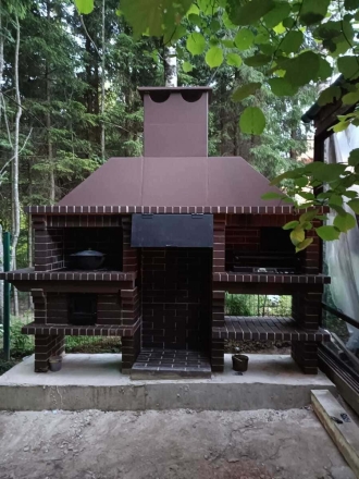 Печь Аристократ 832 Прямоугольный кирпич графитовый серый, фото 3