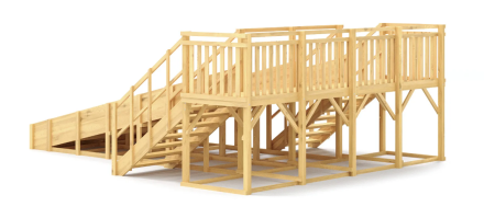Зимняя горка Савушка Зима Wood 4/1, фото 4