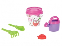 Набор для пляжа и песочницы с лейкой Hello Kitty Pilsan (06-011), фото 3