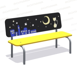 Детская скамейка Romana Ночь 302.09.00 для игровой площадки, фото 1