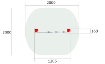 Развивающий элемент Почта РЭ011 для детской площадки