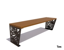 Банкетка Ромашка, Сосна 1,2 м Банкетка Ромашка, Сосна 1,2 м