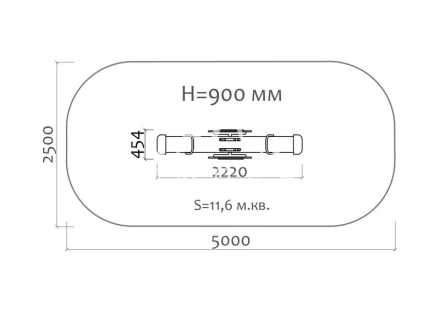 Качели-балансир Аленький цветочек 04106.21 для детской площадки, фото 3
