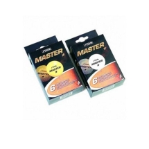 Мяч н/т Master 1* (6шт.) (белый)