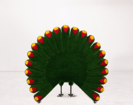 Топиари павлин Челли, h=175 см - газон Eco, фото 8