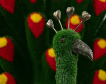 Топиари павлин Челли, h=175 см - газон Eco Топиари павлин Челли, h=175 см - газон Eco