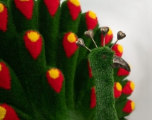 Топиари павлин Челли, h=175 см - газон Eco Топиари павлин Челли, h=175 см - газон Eco