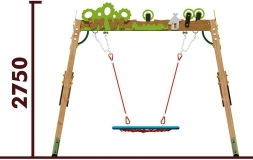 Качели-гнездо Лес 04804 для детской площадки, фото 3 Качели-гнездо Лес 04804 для детской площадки, фото 3