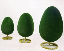 Топиари композиция яйца пасхальные - газон Eco
