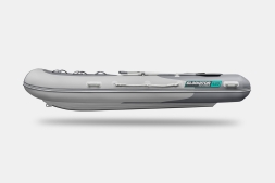 Gladiator RIB 420 AL Светло-темносерый моторная лодка ПВХ Жесткое дно (морской алюминий), киль, фото 6